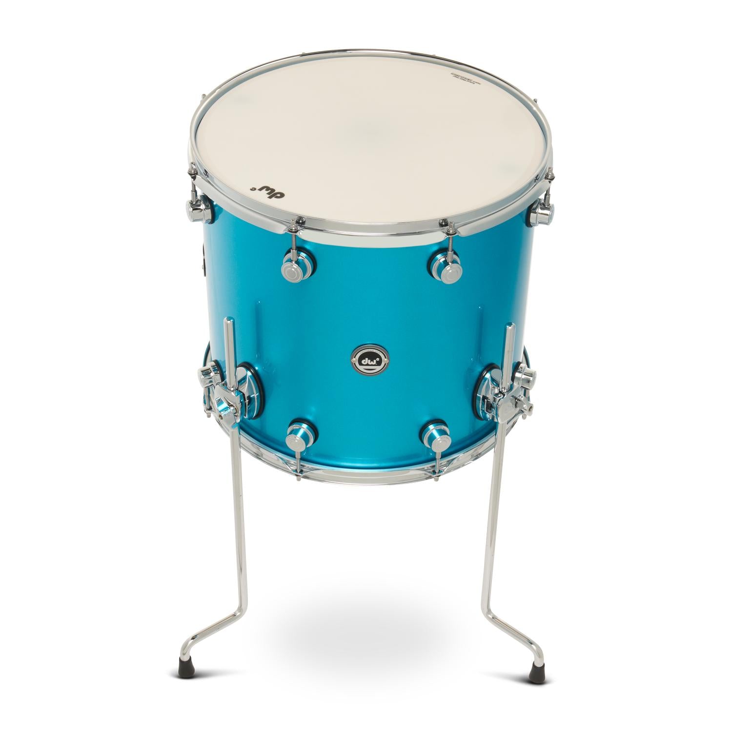DW DWe Electronic/Acoustic Floor Tom 16x14 Laser Blue Metallic - Drum Center Of Portsmouth