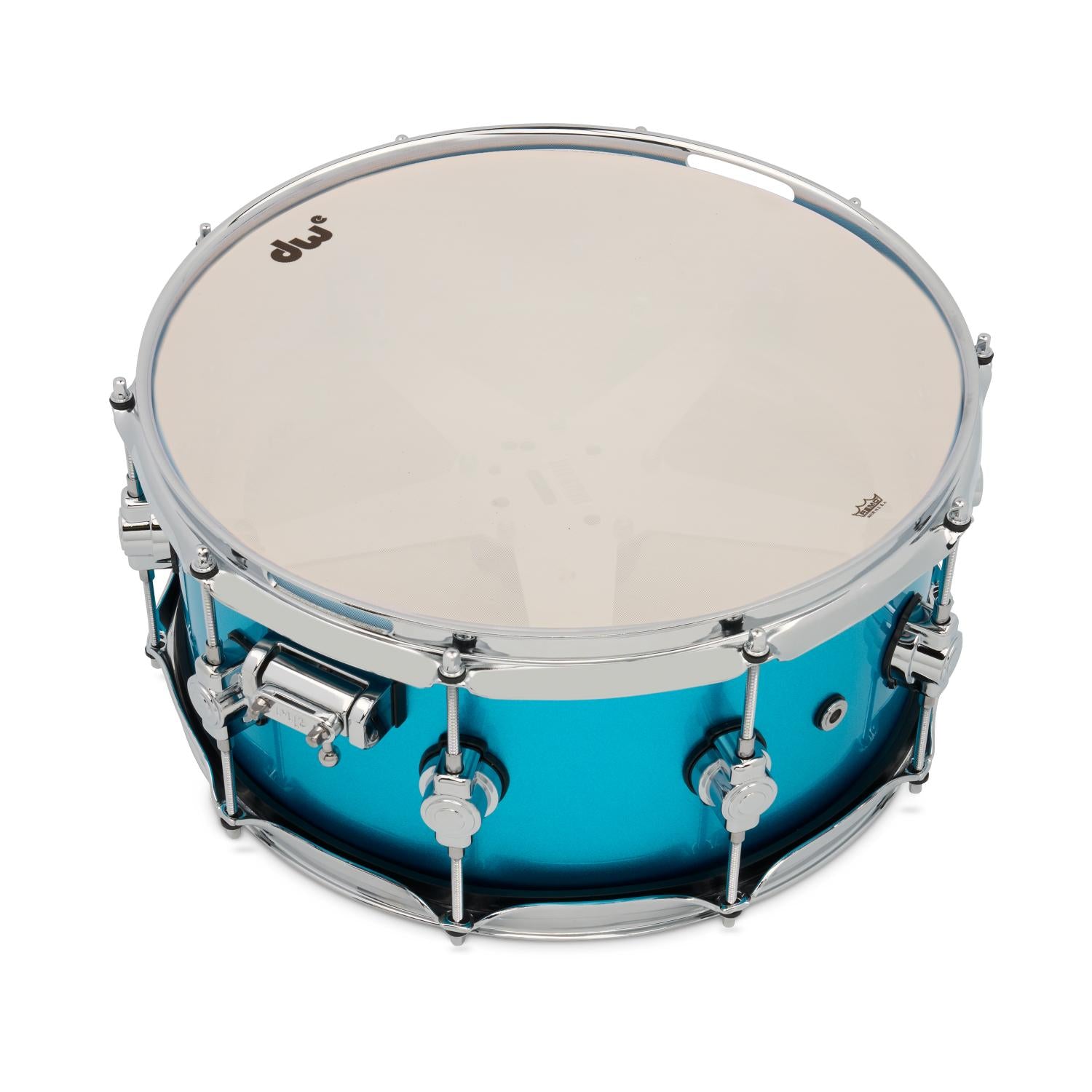 DW DWe Electronic/Acoustic Snare Drum 14x6.5 Laser Blue Metallic - Drum Center Of Portsmouth