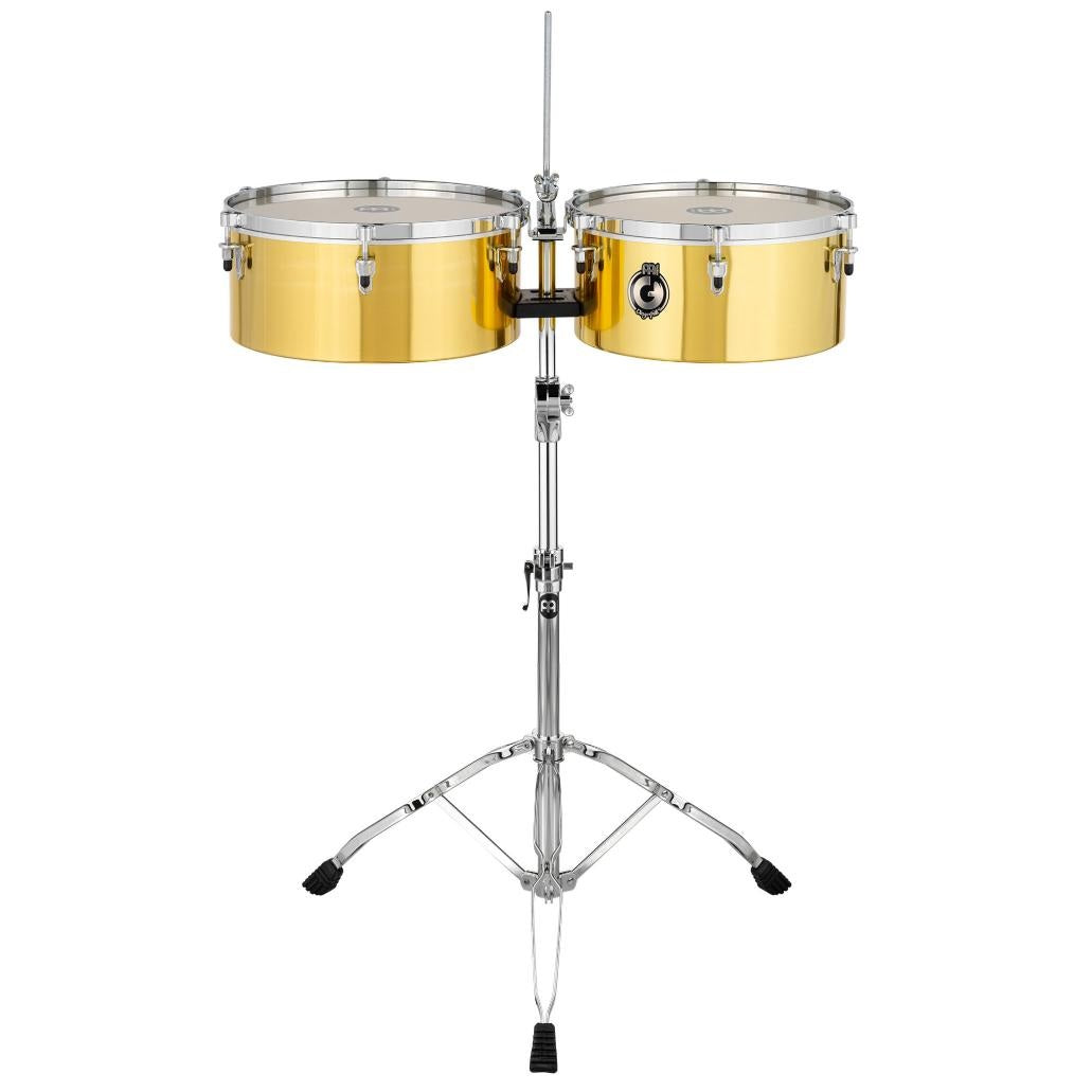 Meinl Solid Brass Timbales Diego Gale 14 & 15 - Drum Center Of Portsmouth
