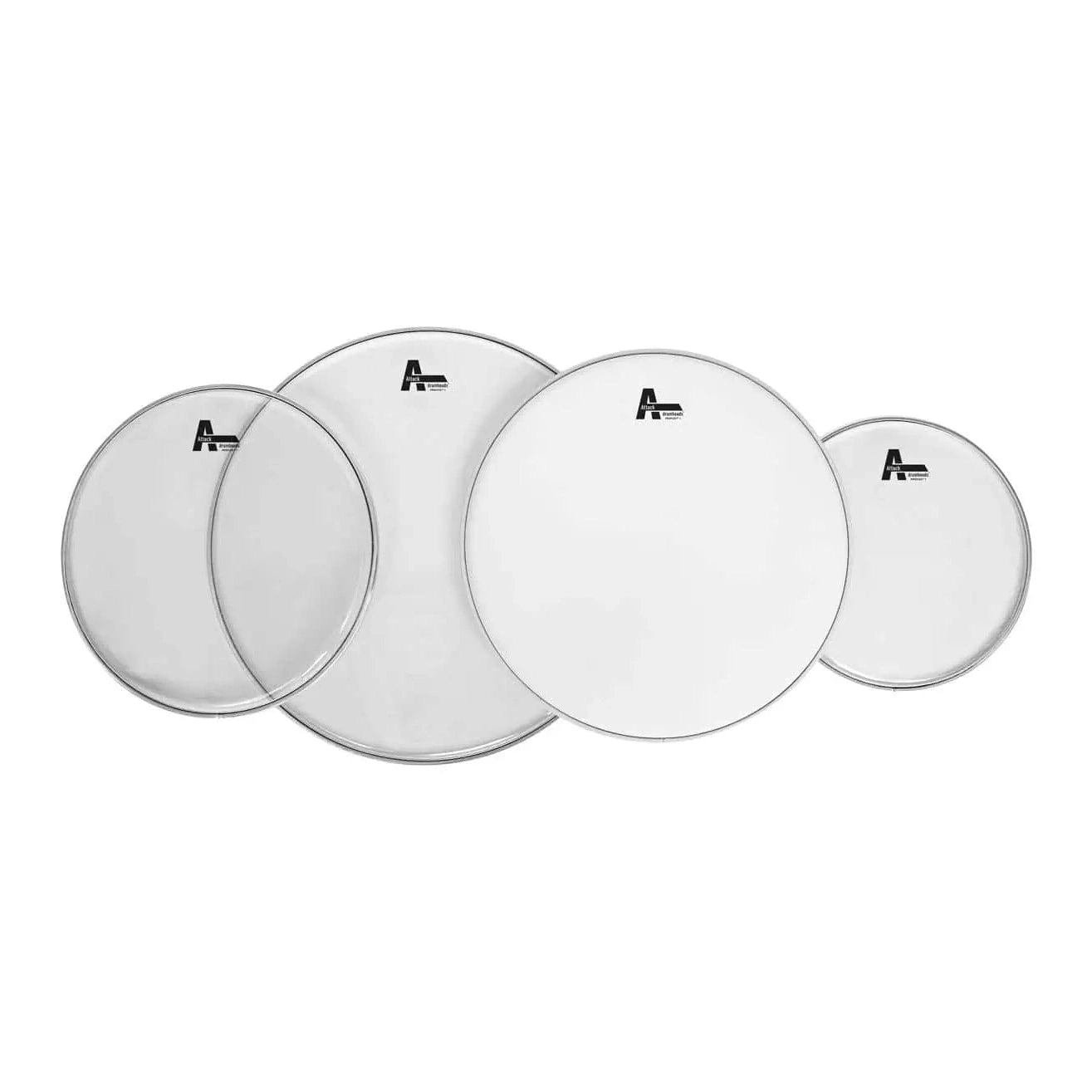 Attack Proflex1 Clear Drumhead Pack 10/12/16 w/FREE 14" - Drum Center Of Portsmouth