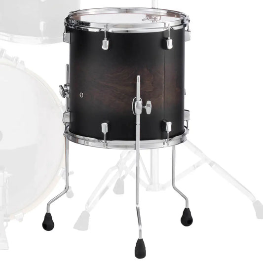 Pearl Decade Maple Floor Tom 14x14 Satin Black Burst - Drum Center Of Portsmouth