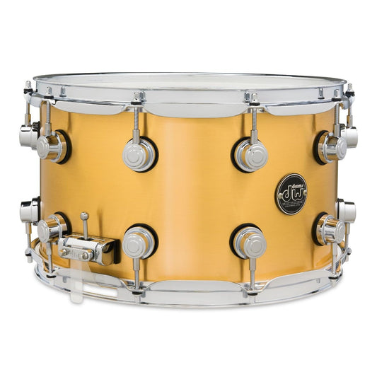 DW Performance Polished Brass Snare Drum 14x8 - Drum Center Of Portsmouth