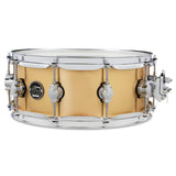 DW Performance Polished Brass Snare Drum 14x5.5 - Drum Center Of Portsmouth