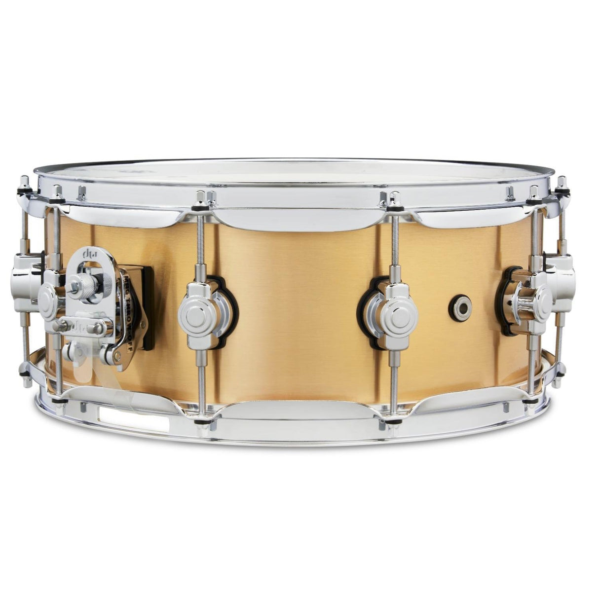 DW Performance Polished Brass Snare Drum 14x5.5 - Drum Center Of Portsmouth