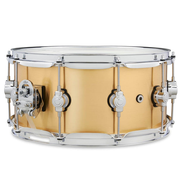 DW Performance Polished Brass Snare Drum 14x6.5 - Drum Center Of Portsmouth