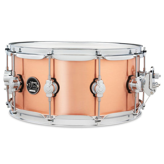 DW Performance Polished Copper Snare Drum 14x6.5 - Drum Center Of Portsmouth