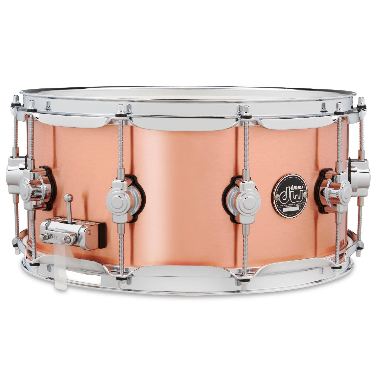 DW Performance Polished Copper Snare Drum 14x6.5 - Drum Center Of Portsmouth
