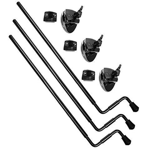 DW Black Nickel Floor Tom Legs w/TB12S - Set of 3 - Drum Center Of Portsmouth