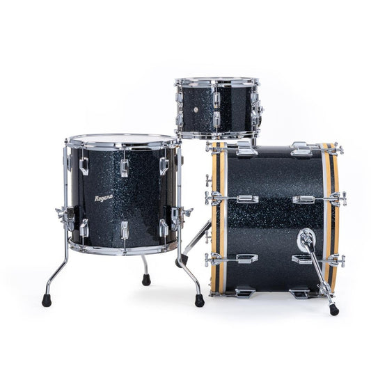 Rogers Dayton 3pc Drum Set 20/12/14 Black Glass - Drum Center Of Portsmouth