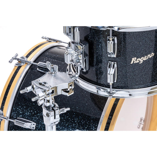 Rogers Dayton 3pc Drum Set 20/12/14 Black Glass - Drum Center Of Portsmouth