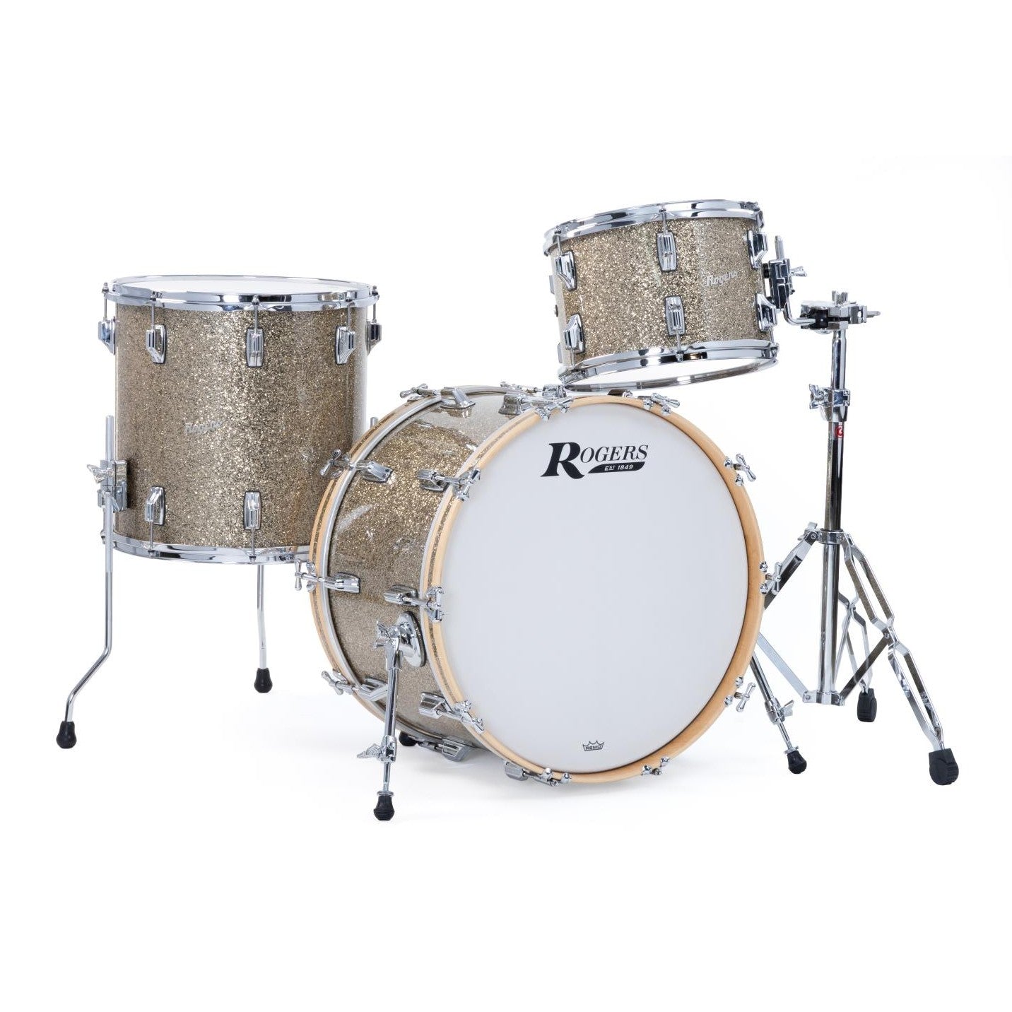 Rogers Dayton 3pc Drum Set 20/12/14 Ginger Glass - Drum Center Of Portsmouth