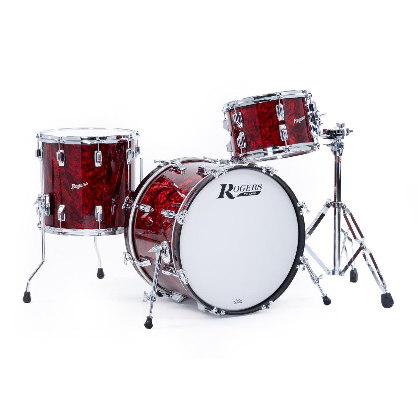 Rogers Dayton 3pc Drum Set 20/12/14 Red Diamond Pearl - Drum Center Of Portsmouth