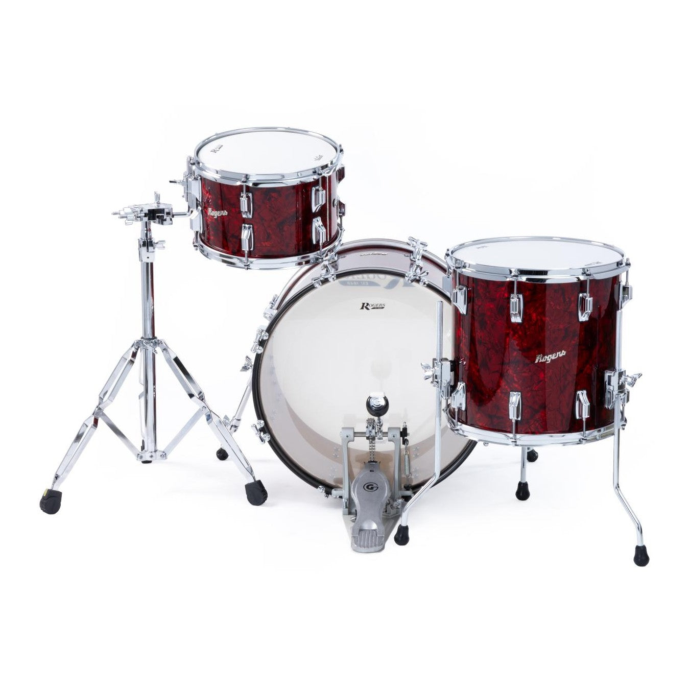 Rogers Dayton 3pc Drum Set 20/12/14 Red Diamond Pearl - Drum Center Of Portsmouth
