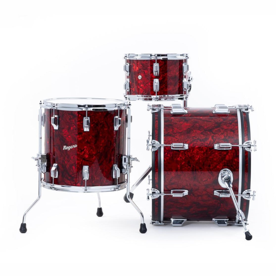 Rogers Dayton 3pc Drum Set 20/12/14 Red Diamond Pearl - Drum Center Of Portsmouth