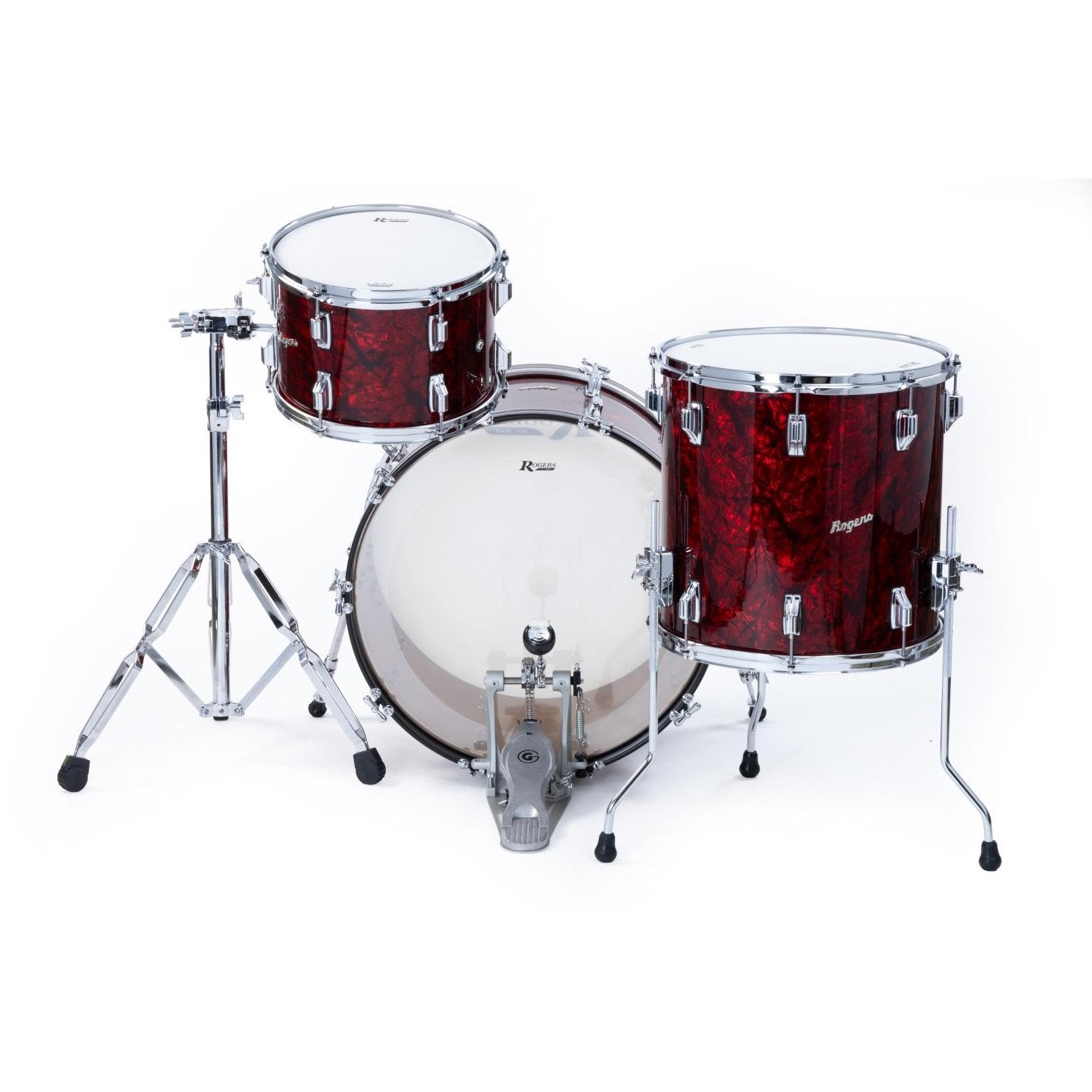 Rogers Dayton 3pc Drum Set 20/12/14 Red Diamond Pearl - Drum Center Of Portsmouth