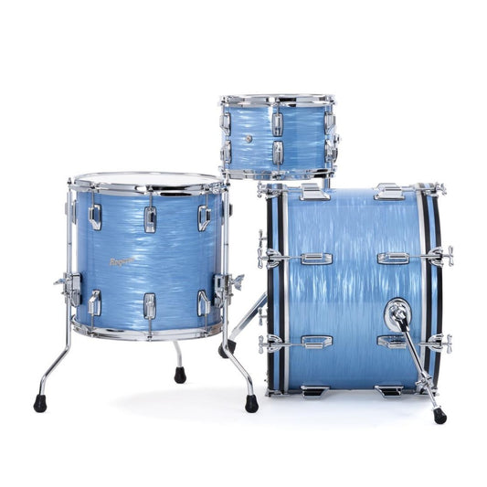 Rogers Dayton 3pc Drum Set 20/12/14 Sky Blue Ripple Pearl - Drum Center Of Portsmouth
