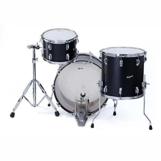 Rogers Dayton 3pc Drum Set 22/13/16 Satin Black Lacquer - Drum Center Of Portsmouth