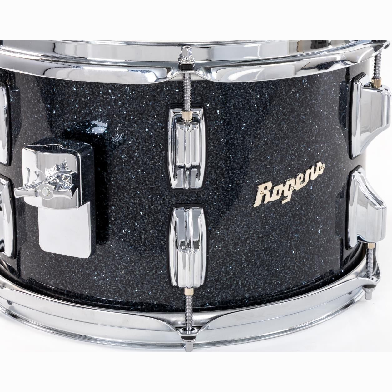Rogers Dayton Tom 12x8 Black Glass - Drum Center Of Portsmouth