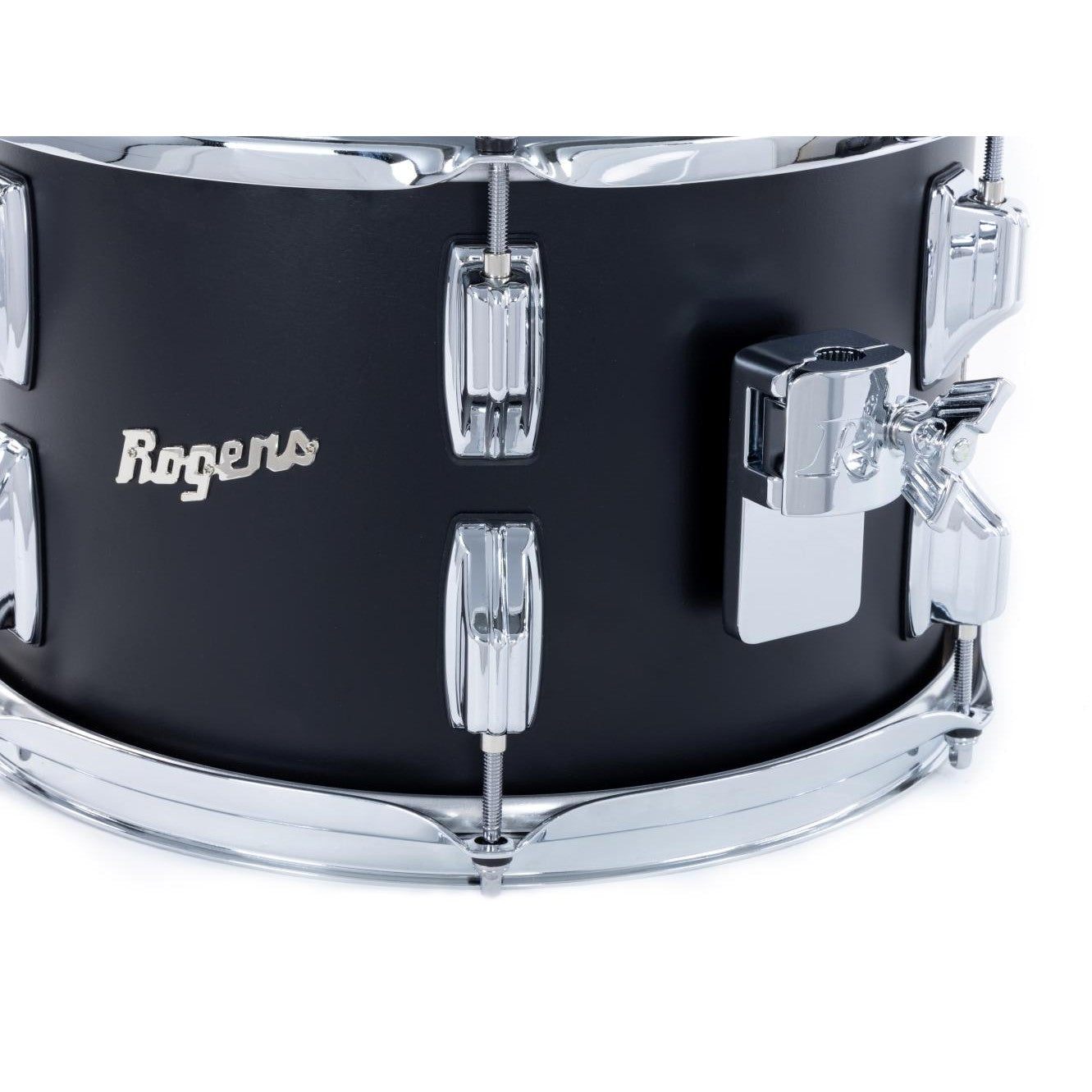 Rogers Dayton Tom 12x8 Satin Black Lacquer - Drum Center Of Portsmouth