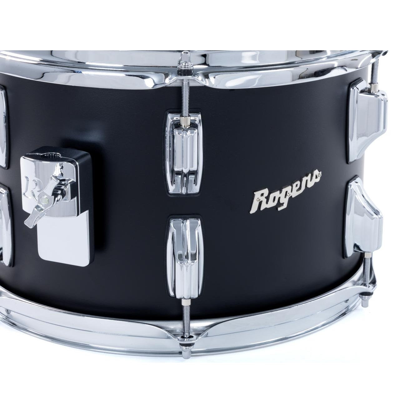 Rogers Dayton Tom 12x8 Satin Black Lacquer - Drum Center Of Portsmouth