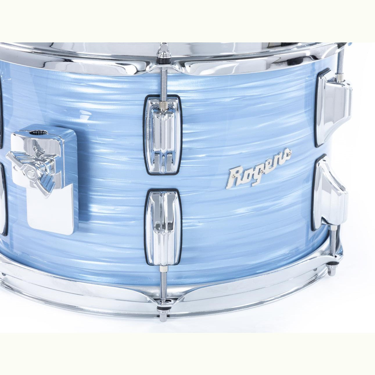 Rogers Dayton Tom 12x8 Sky Blue Ripple Pearl - Drum Center Of Portsmouth