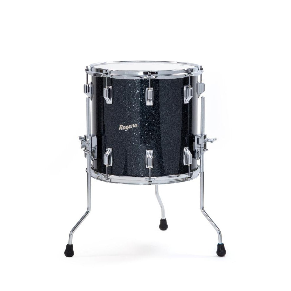 Rogers Dayton Floor Tom 14x14 Black Glass - Drum Center Of Portsmouth