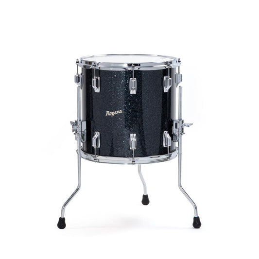 Rogers Dayton Floor Tom 14x14 Black Glass - Drum Center Of Portsmouth