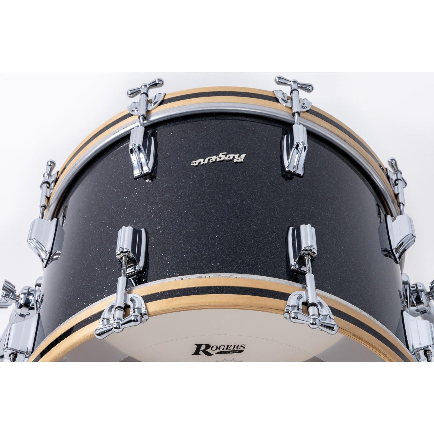 Rogers Dayton Bass Drum 18x14 Black Glass - Drum Center Of Portsmouth