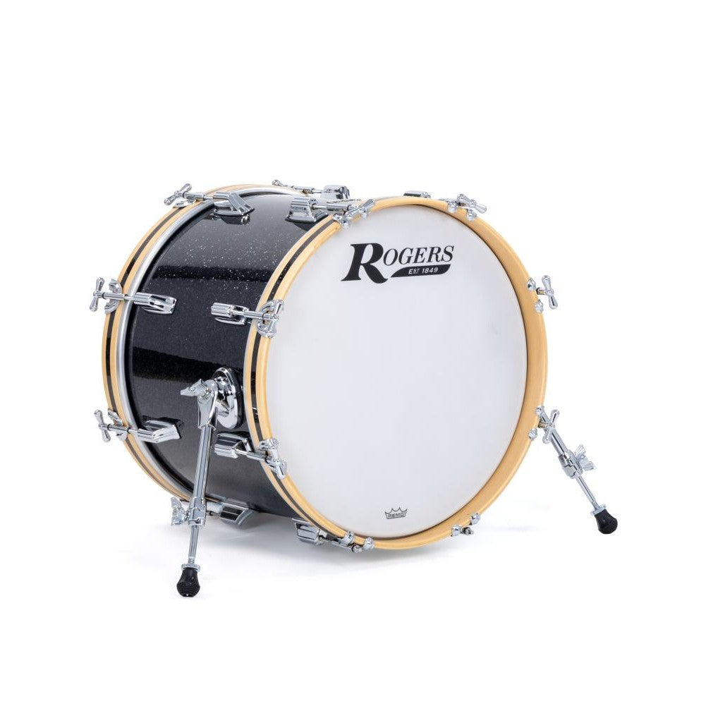 Rogers Dayton Bass Drum 18x14 Black Glass - Drum Center Of Portsmouth