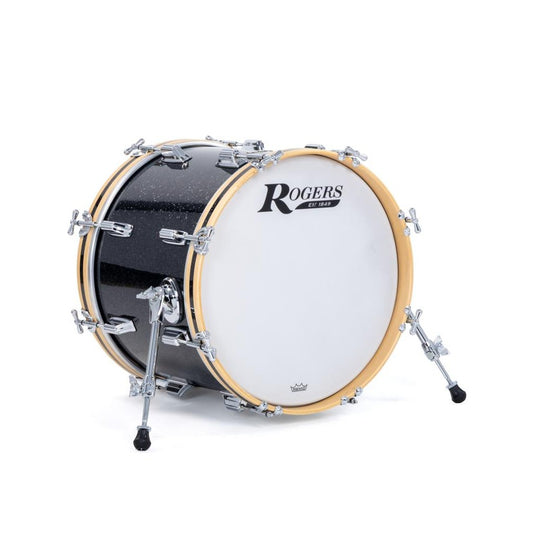 Rogers Dayton Bass Drum 18x14 Black Glass - Drum Center Of Portsmouth