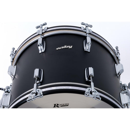 Rogers Dayton Bass Drum 18x14 Satin Black Lacquer - Drum Center Of Portsmouth