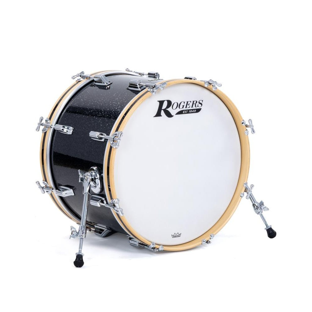 Rogers Dayton Bass Drum 20x14 Black Glass - Drum Center Of Portsmouth
