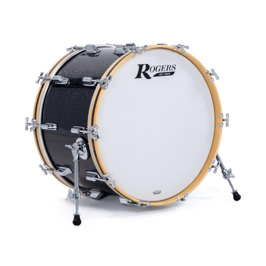 Rogers Dayton Bass Drum 22x14 Black Glass - Drum Center Of Portsmouth