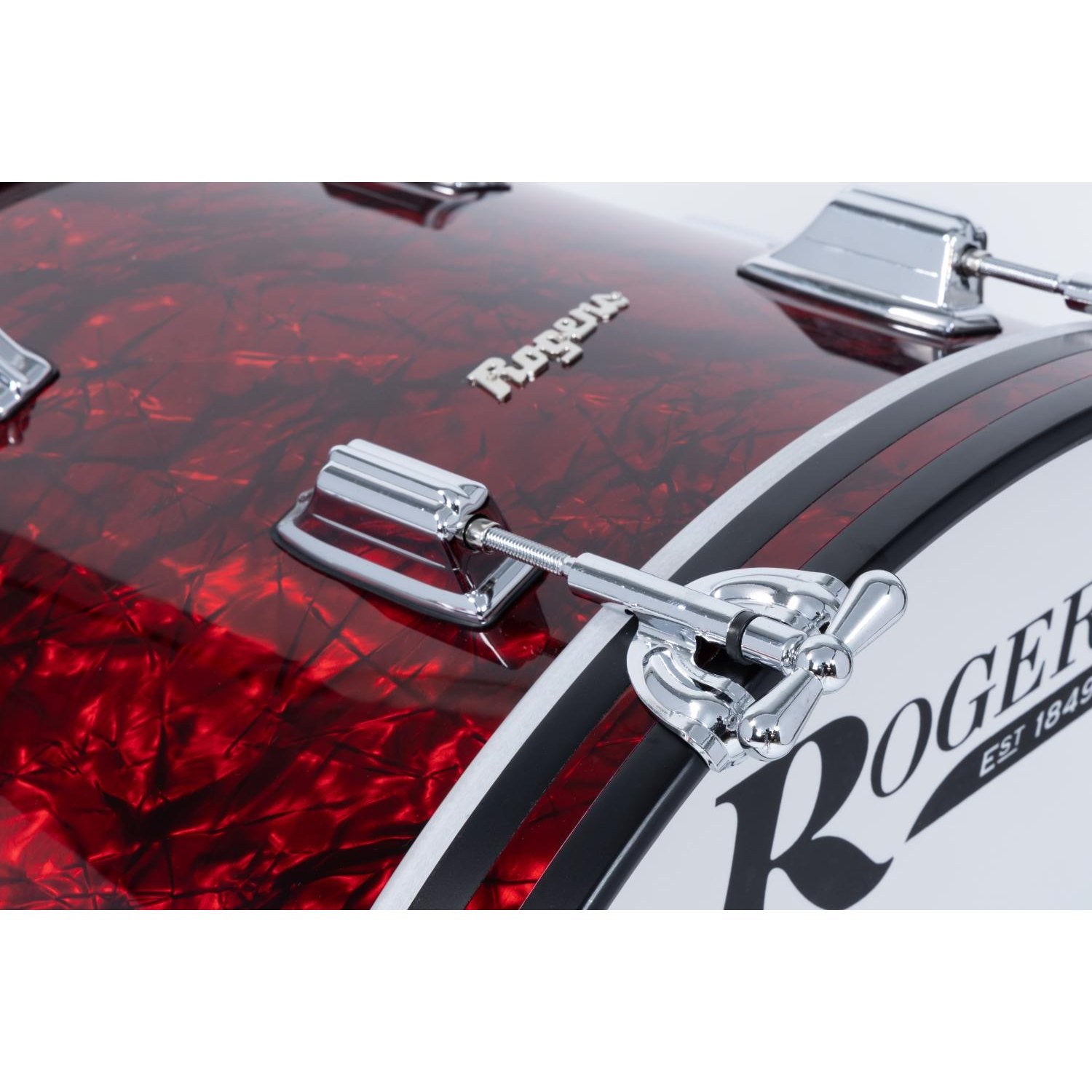 Rogers Dayton Bass Drum 22x14 Red Diamond Pearl - Drum Center Of Portsmouth