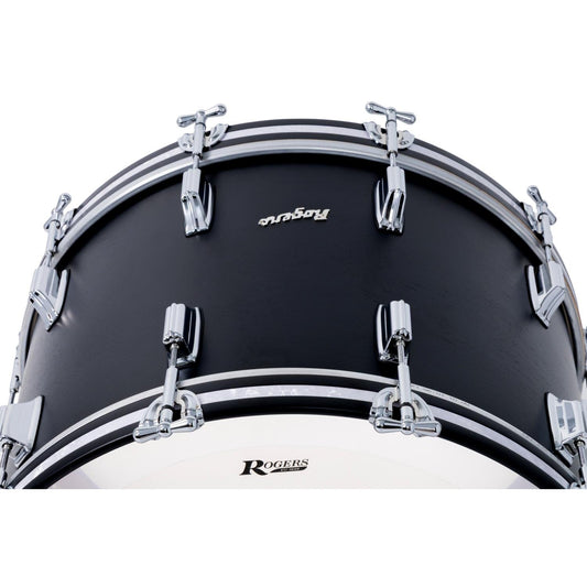 Rogers Dayton Bass Drum 22x14 Satin Black Lacquer - Drum Center Of Portsmouth