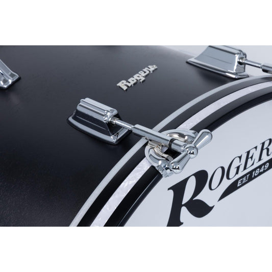 Rogers Dayton Bass Drum 22x14 Satin Black Lacquer - Drum Center Of Portsmouth