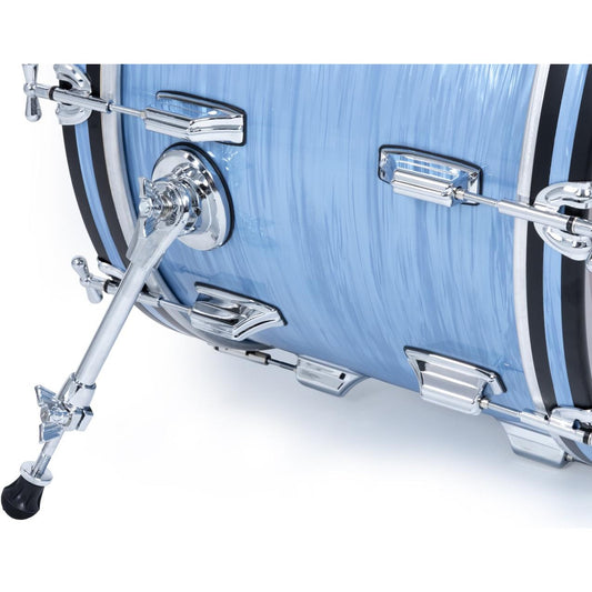 Rogers Dayton Bass Drum 22x14 Sky Blue Ripple Pearl - Drum Center Of Portsmouth