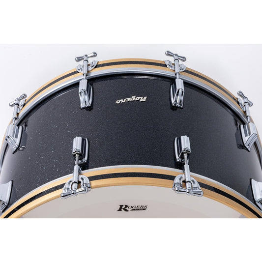 Rogers Dayton Bass Drum 24x14 Black Glass - Drum Center Of Portsmouth