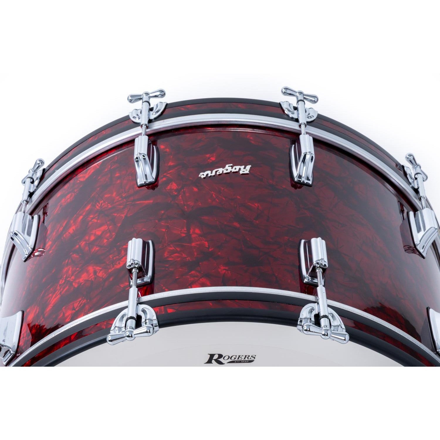 Rogers Dayton Bass Drum 24x14 Red Diamond Pearl - Drum Center Of Portsmouth