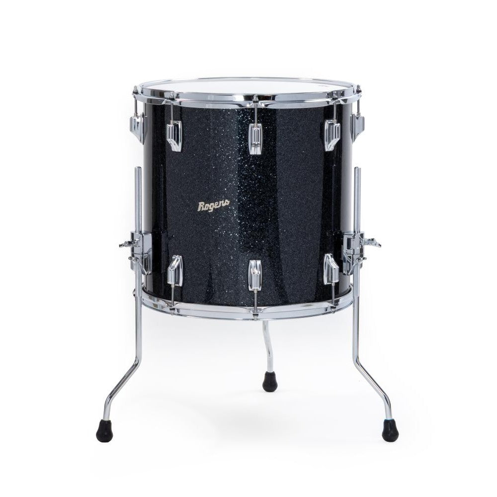 Rogers Dayton Floor Tom 16x16 Black Glass - Drum Center Of Portsmouth