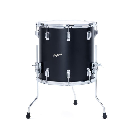 Rogers Dayton Floor Tom 16x16 Satin Black Lacquer - Drum Center Of Portsmouth