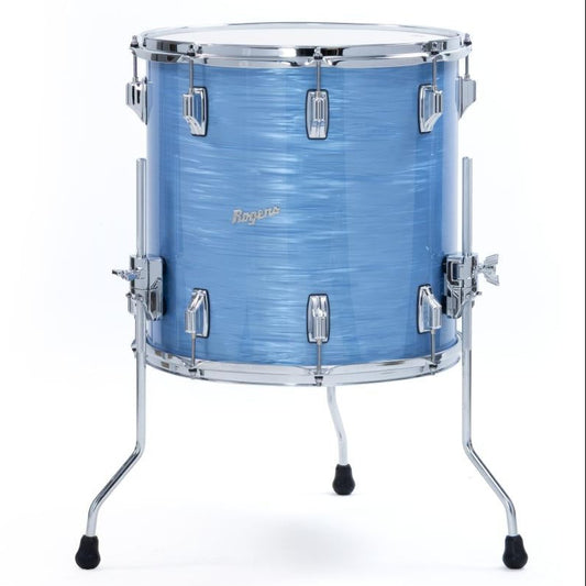 Rogers Dayton Floor Tom 16x16 Sky Blue Ripple Pearl - Drum Center Of Portsmouth