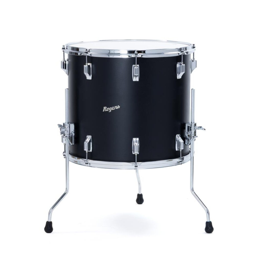 Rogers Dayton Floor Tom 18x16 Satin Black Lacquer - Drum Center Of Portsmouth