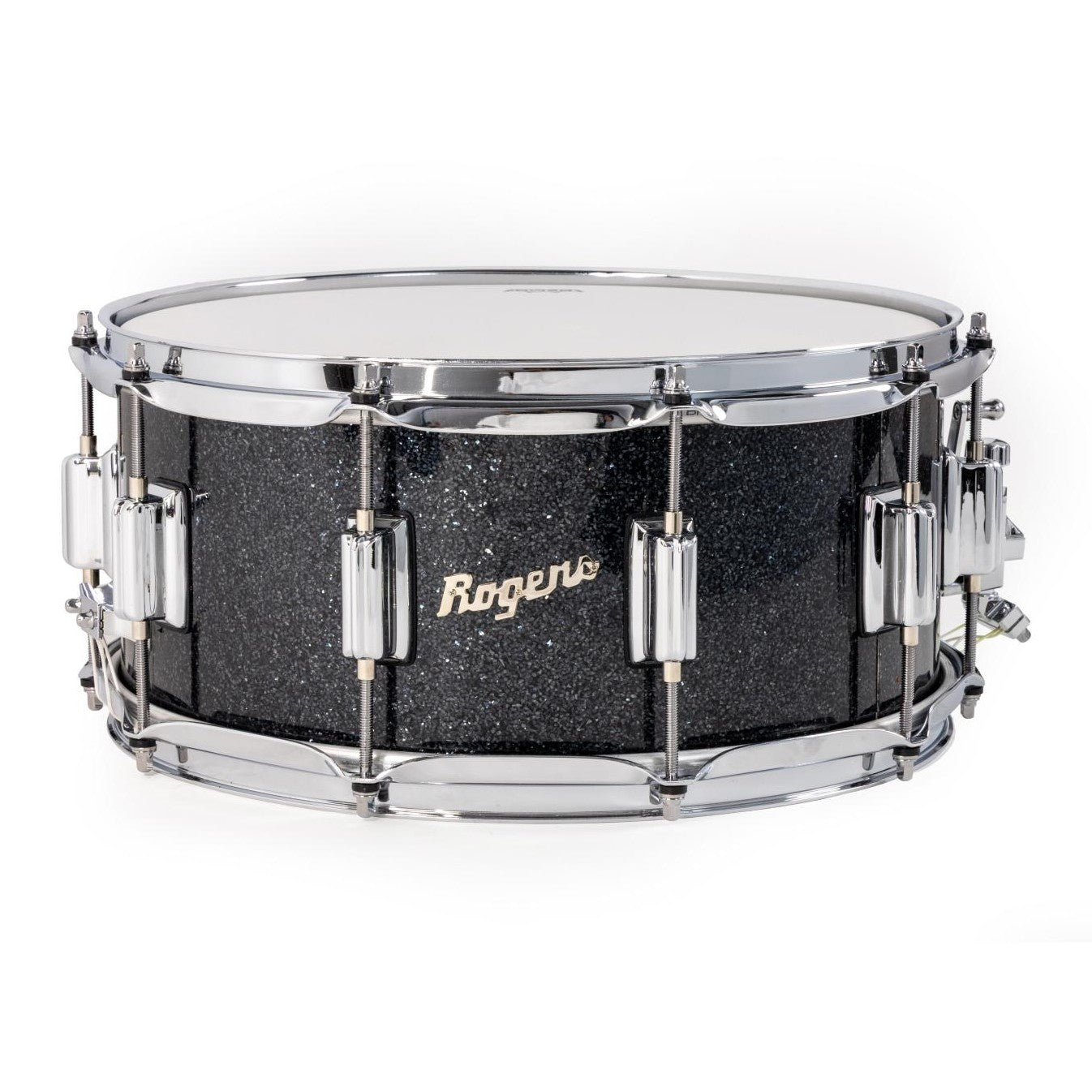 Rogers Dayton Snare Drum 14x6.5 Black Glass - Drum Center Of Portsmouth