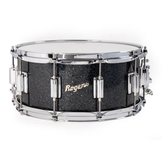 Rogers Dayton Snare Drum 14x6.5 Black Glass - Drum Center Of Portsmouth