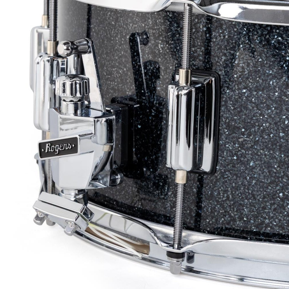Rogers Dayton Snare Drum 14x6.5 Black Glass - Drum Center Of Portsmouth