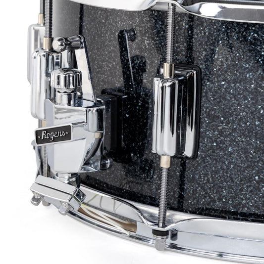 Rogers Dayton Snare Drum 14x6.5 Black Glass - Drum Center Of Portsmouth