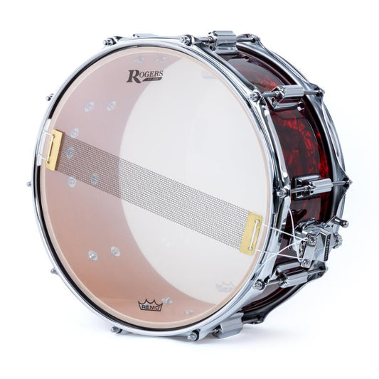 Rogers Dayton Snare Drum 14x6.5 Red Diamond Pearl - Drum Center Of Portsmouth
