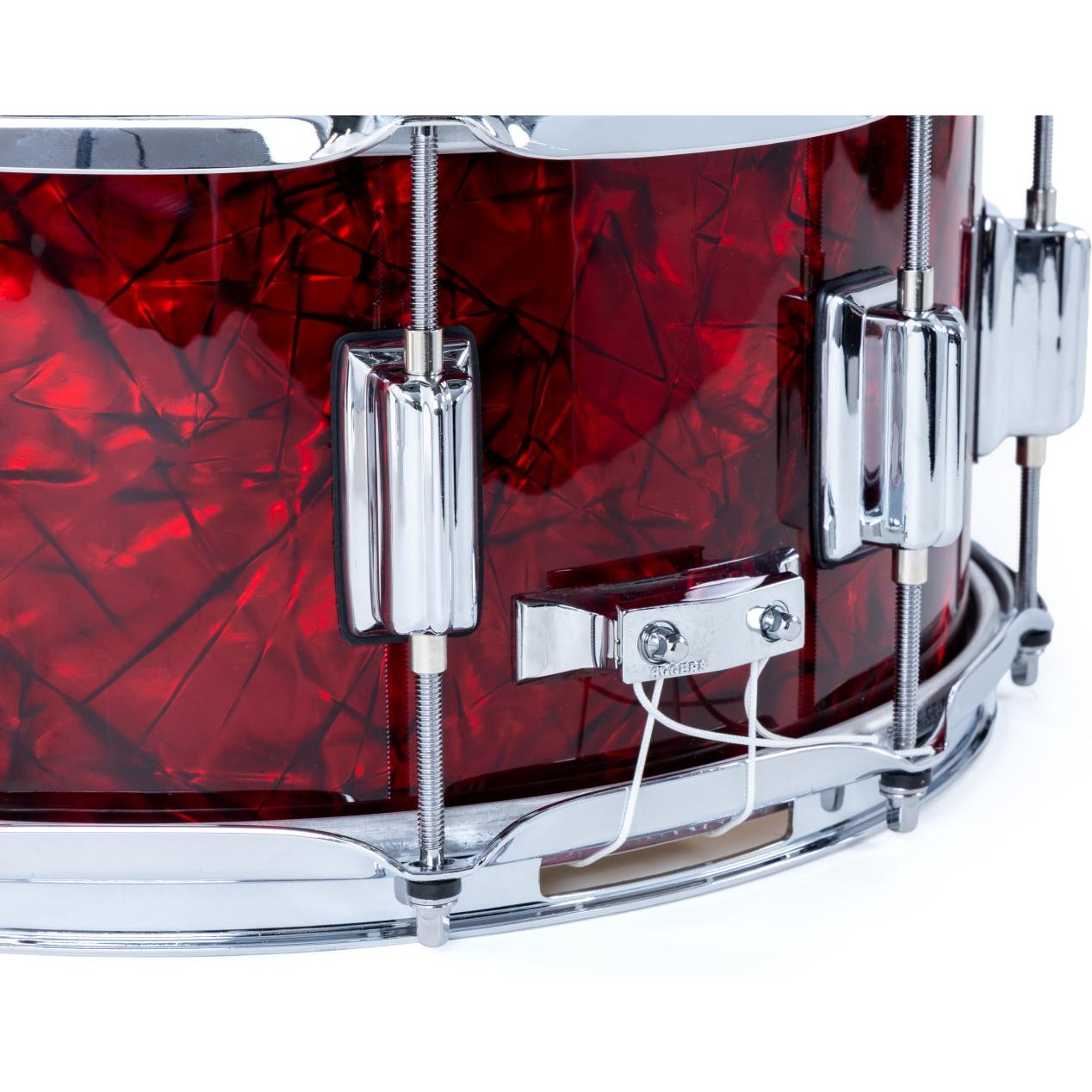 Rogers Dayton Snare Drum 14x6.5 Red Diamond Pearl - Drum Center Of Portsmouth