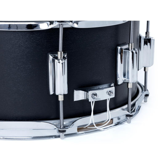 Rogers Dayton Snare Drum 14x6.5 Satin Black Lacquer - Drum Center Of Portsmouth